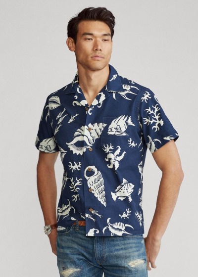 Men's Polo Ralph Lauren Classic Fit Tropical Shirts | 184032KVE